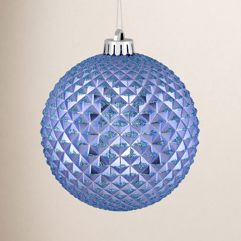 Ornement boule Durian Glitter, Lilas
