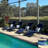 Outdoor Rust-Resistant Metal Chaise Lounge Set with Table-2045119551