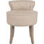 Tabouret de coiffeuse en bois massif Brogen