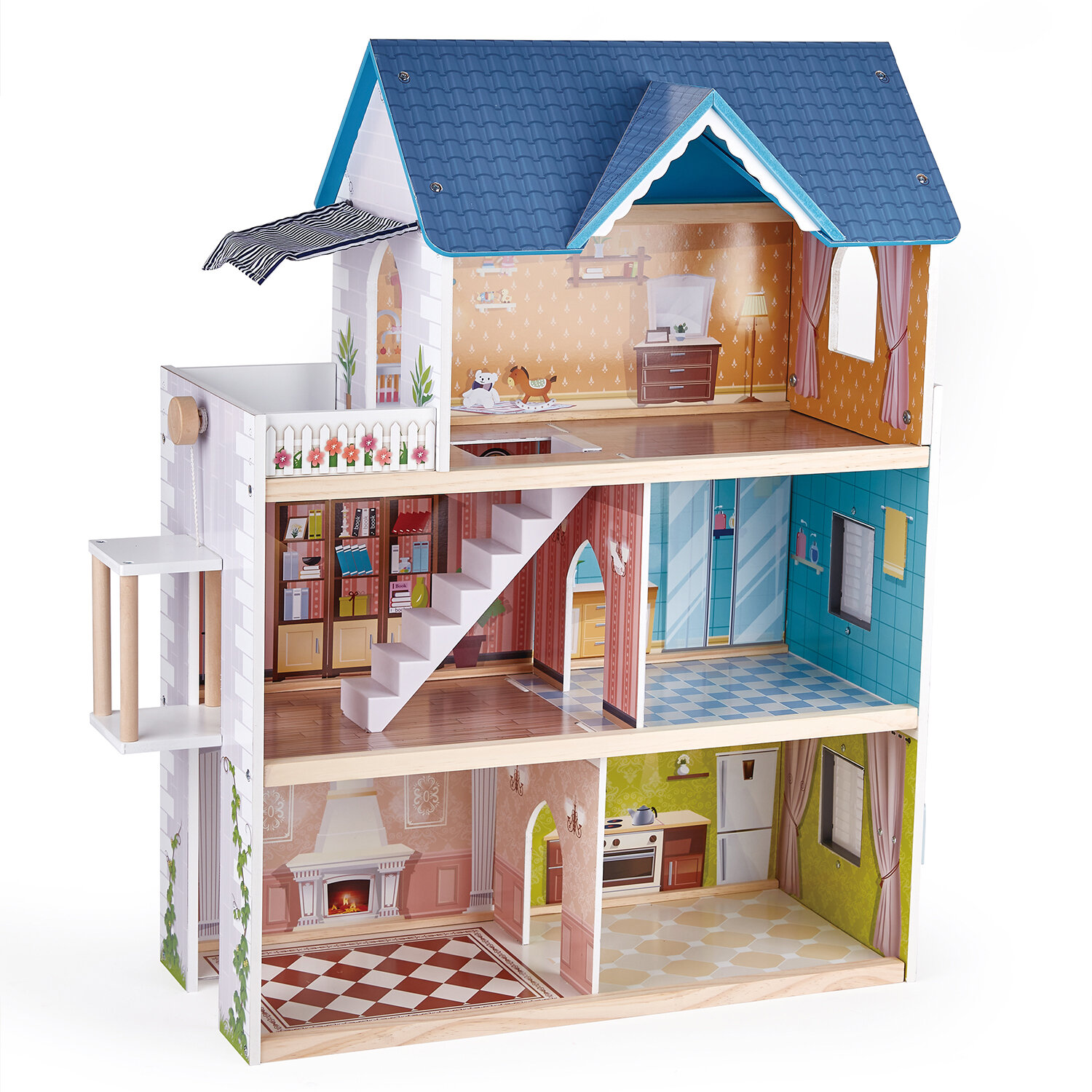 Hape Wooden Unfurnished Dollhouse & Reviews