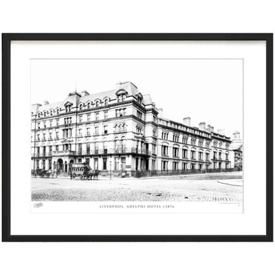 Liverpool, Adelphi Hotel C1876 by Francis Frith - Single Picture Frame Print