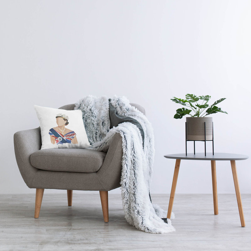 Polyester Throw Square Pillow Cover & Insert