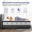 Matelas hybride Serweet - mi-ferme avec mousse à mémoire de forme en charbon de bambou et ressorts zonés, 10 po à 14 po-101811094-96971023