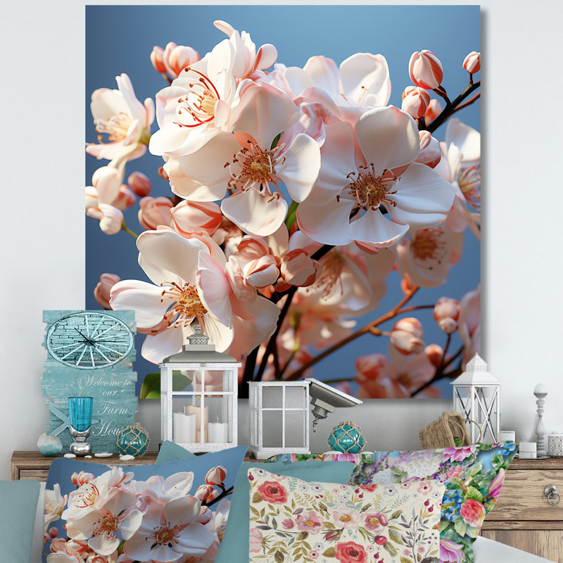 Photographie d'orchidées blanches III, Toile tendue, 30" H x 30" W