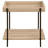 Miller Light Brown Square Engineered Wood End Table