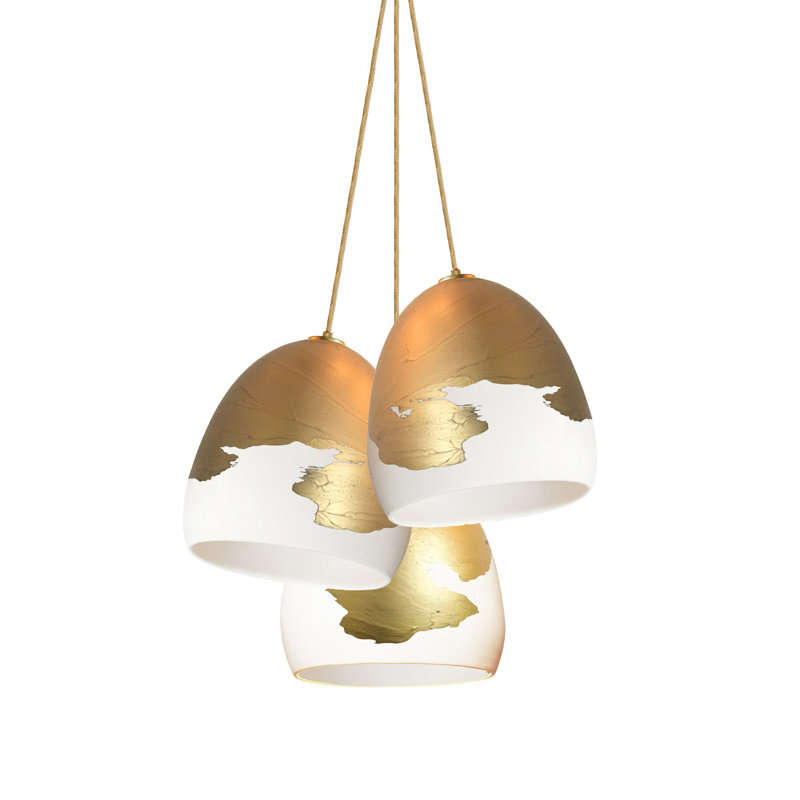 Ombre 3 - Light Pendant, 84" H x 18" W x 18" D