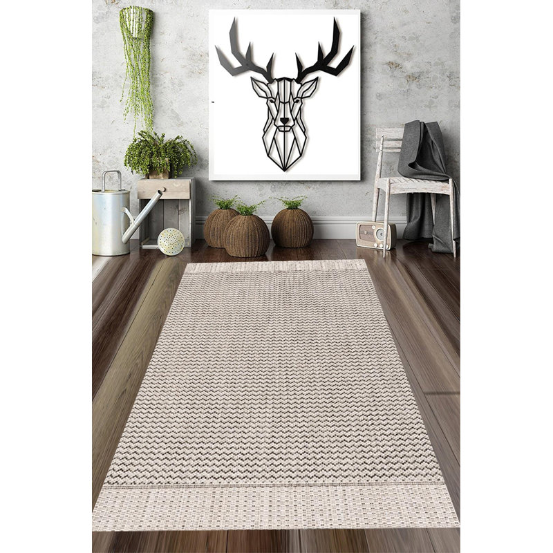 Tapis Ariyal avec envers antidérapant, Tapis de couloir 2 pi 7 po x 9 pi 10 po