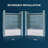 60'' - W x 57'' H Bypass Door Semi-Frameless Tub Door with-59866355