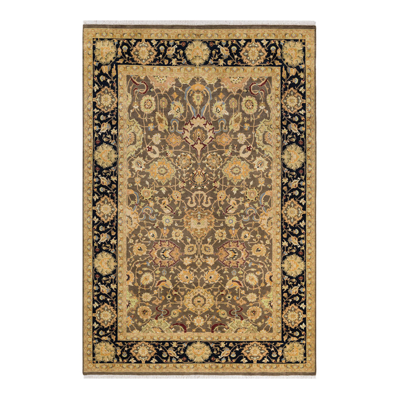 Classic One-of-a-Kind 5' 10" X 8' 10" Hand Knotted Area Rug