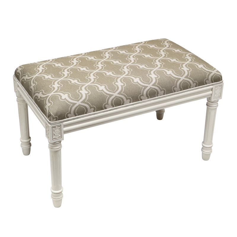 Banc Verner, Taupe / géométrique