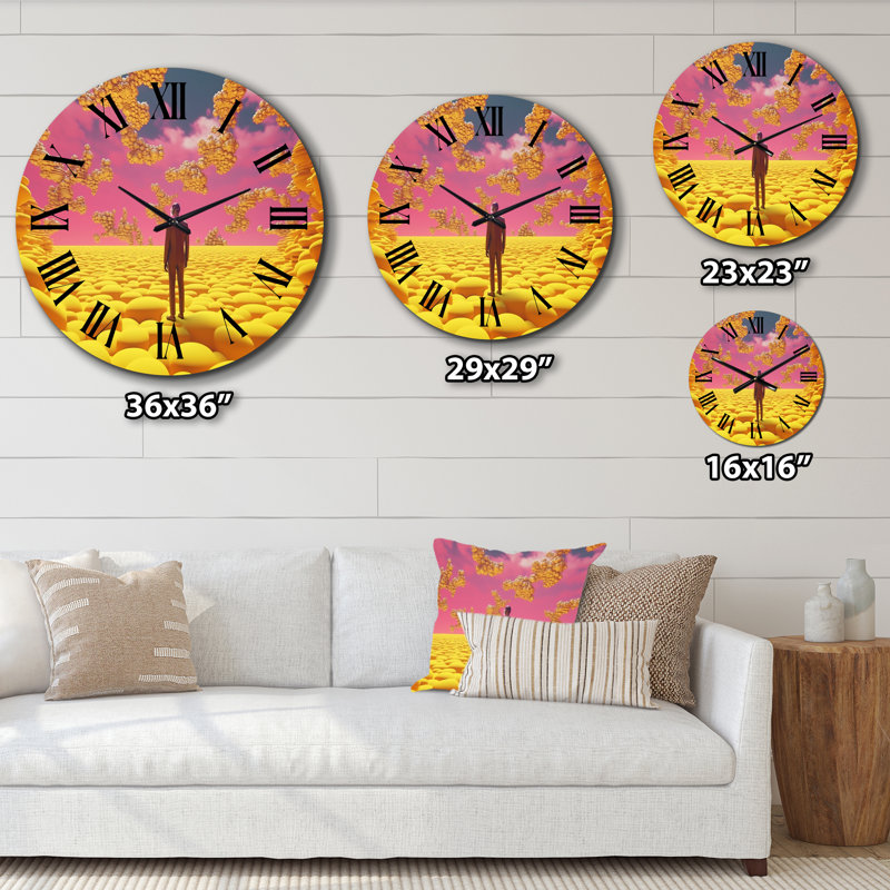 Horloge murale Quantum Field Of Possibilites, Grand