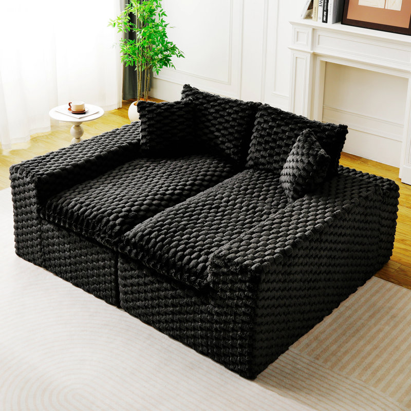 Canapé d'intérieur, canapé multifonctionnel et réglable pour les réunions de famille et les conversations entre amis, idéal pour divers espaces de vie et sièges confortables pour quatre personnes