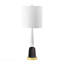 Lampe de table en métal 11 x 11 x 30,2 po