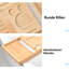 Freestanding Bamboo Shower Caddy