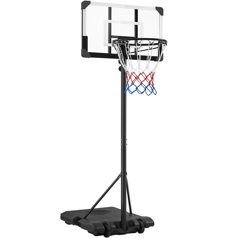 Yaheetech Outdoor Kids Game, Black/White, 246cm H x 56.5cm W x 75.5cm D