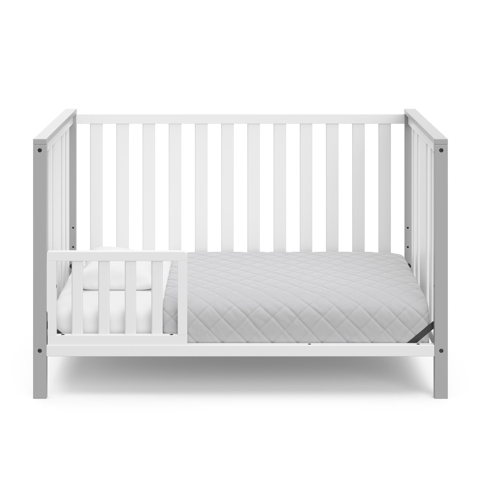 Modern 5-in-1 Convertible Crib, Pebble Gray	