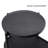 Round Coffee Table With Storage Tray 2 Tier Oval End Tables Wooden Small Side Table For Living Room-1592841549