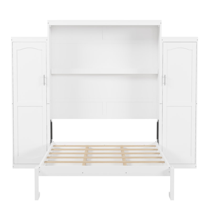 Armoire avec armoires Murphy, Grand, Blanc