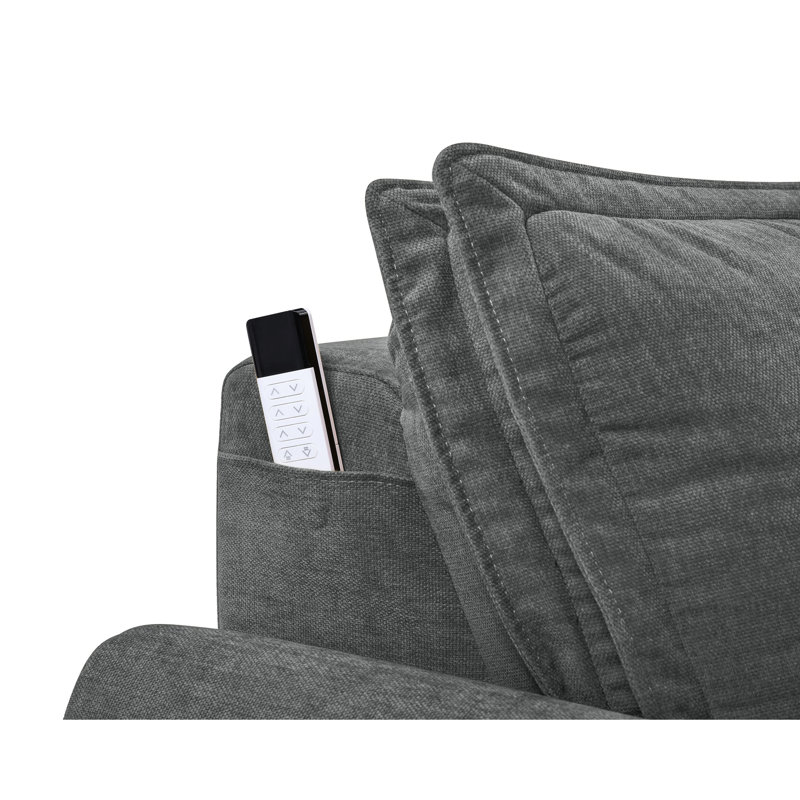 Chenille Power Sofa With Sleeper