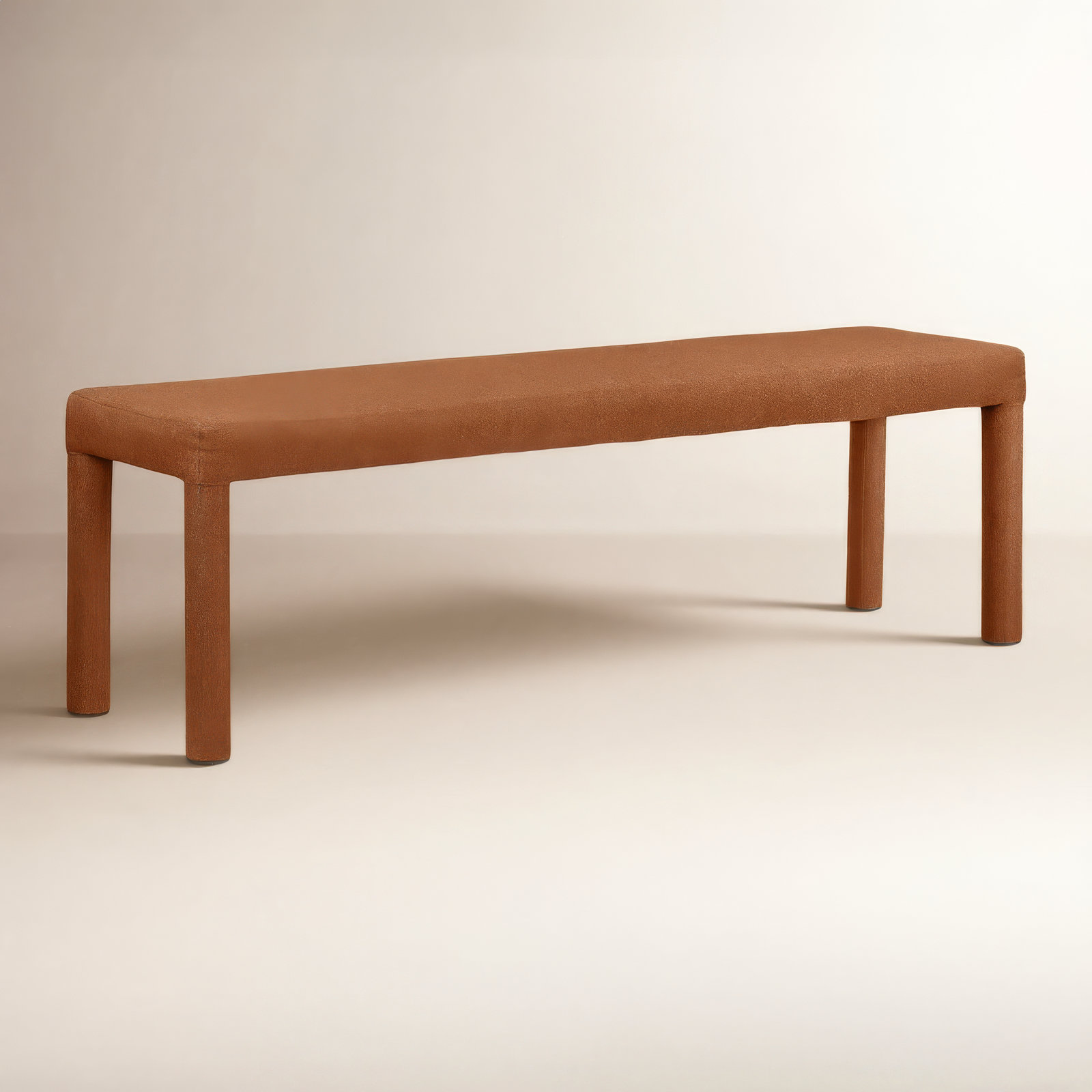 Dotty Bench, Rust Basketweave