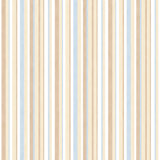 Just 4 Kids 2 Multi-color Stripe Design 33' L x 21" W Wallpaper Roll