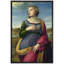 «Saint Catherine Portrait Art», art féminin de la Renaissance, reproduction d'art sur toile encadrée-123628040-123628044