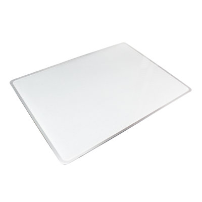Viztex Glacier White Multi-Purpose Grid Glass Dry Erase Board 17" x 23"