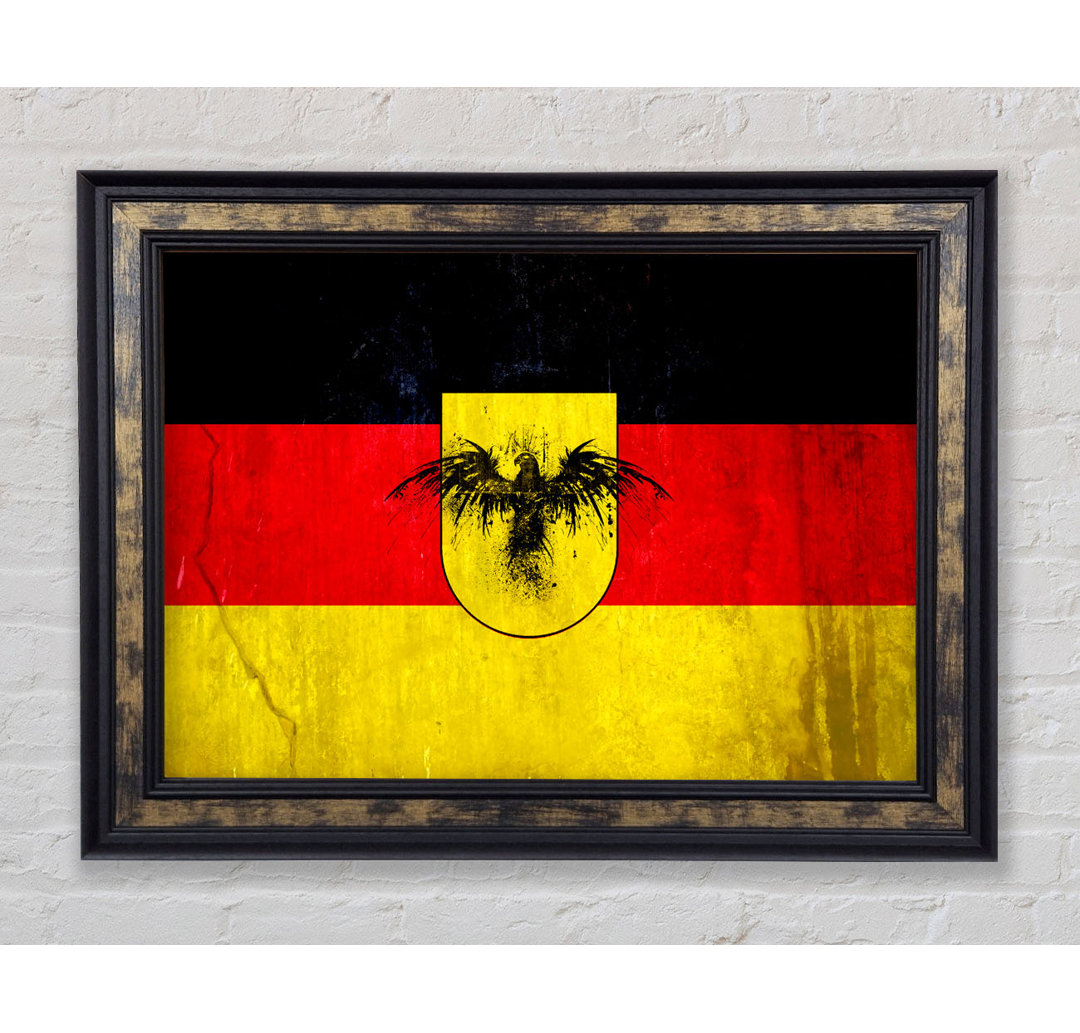 Deutsche Flagge Adler - Druck