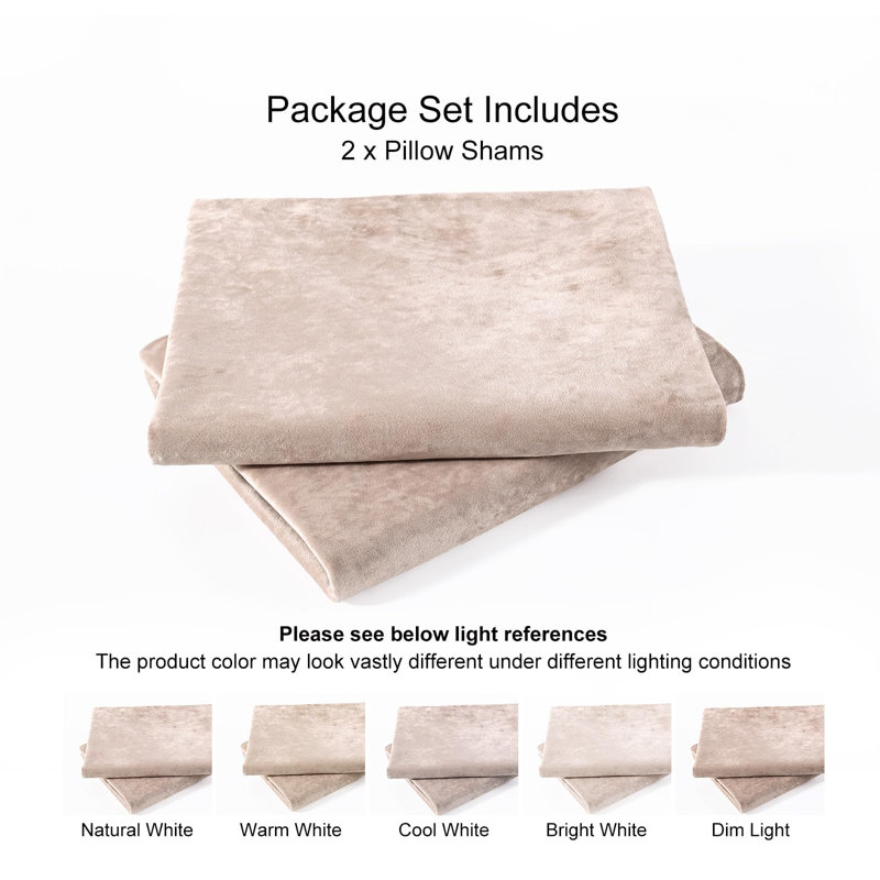 PHF Super Soft Velvet Pillowcases, 2 Pack Luxury Cozy Warm Pillow Shams Covers with Envelope Closure, Rose Pink, 20x36"