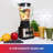 Total Chef 51 Oz Countertop Blender with 6 Speed & 2 Pulse Options For Smoothies, Shakes, Ice and Dips