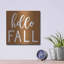 «Hello Fall II» par Lettré et doublé, art mural en métal-305183711