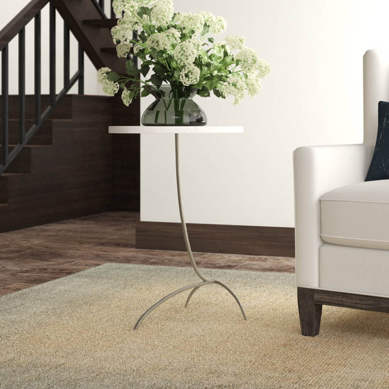 Clam Stone End Table