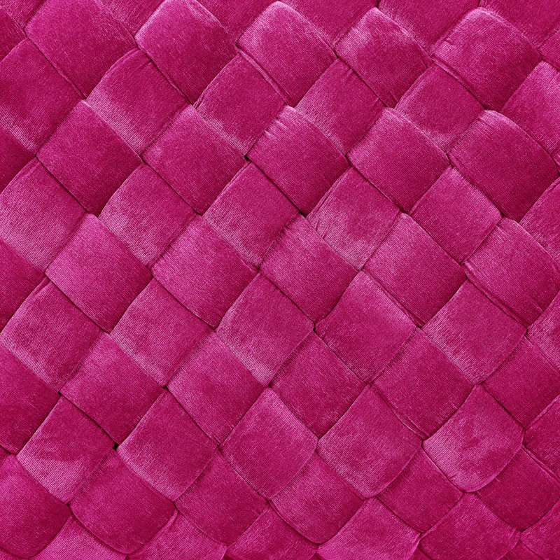 Gemma 39" Upholstered Velvet Bench, Fuchsia