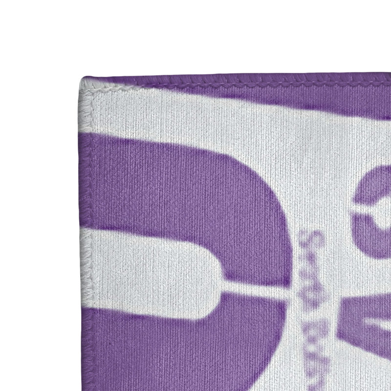 Tapis de zone mauve poils longs à tissage plat, Rectangle 5 pi x 7 pi
