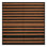Machine Washable Horizontal Stripes Black Area Rug