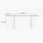 Kepner Glass Top Metal Base Dining Table-389920655