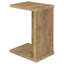 Table de bout Owea, rectangulaire, en bois de manguier brun, 16 po Owea
