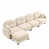 Chenille beige sélectionné
