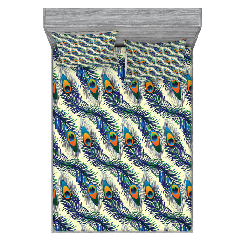 Microfiber Sheet Set, Full Sheet Set with Fitted Sheet