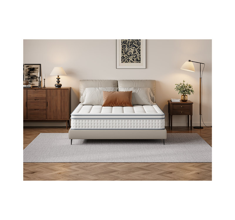 Vesgantti Pillow Top Foam Mattress, Kingsize (5')