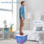 Bacs de rangement en plastique 14,5 gallons avec couvercles empilables pour l'organisation de la maison SimplyKleen