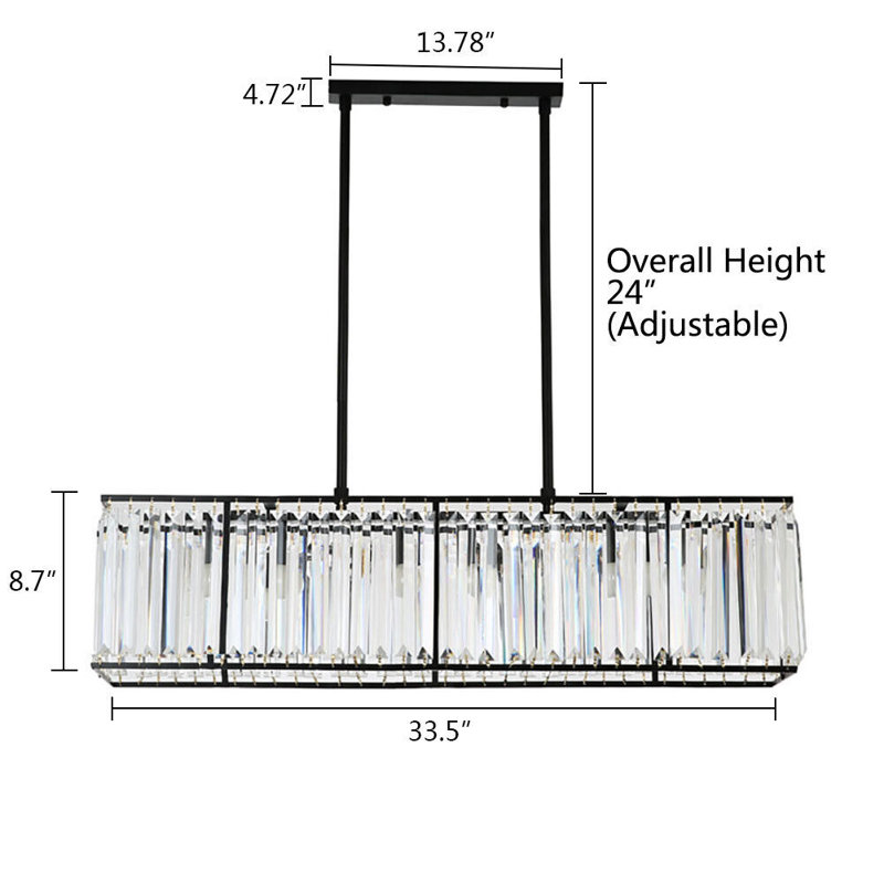 4 - Light Kitchen Island Pendant