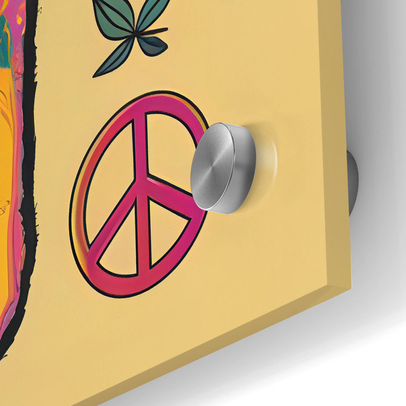 «Have A Nice Day» par Andreas Magnusson, art mural en verre acrylique, H 36 po x l 24 po x P 0,2 po