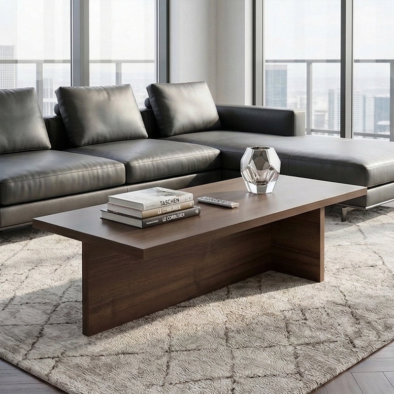 Table basse Elias, Noyer