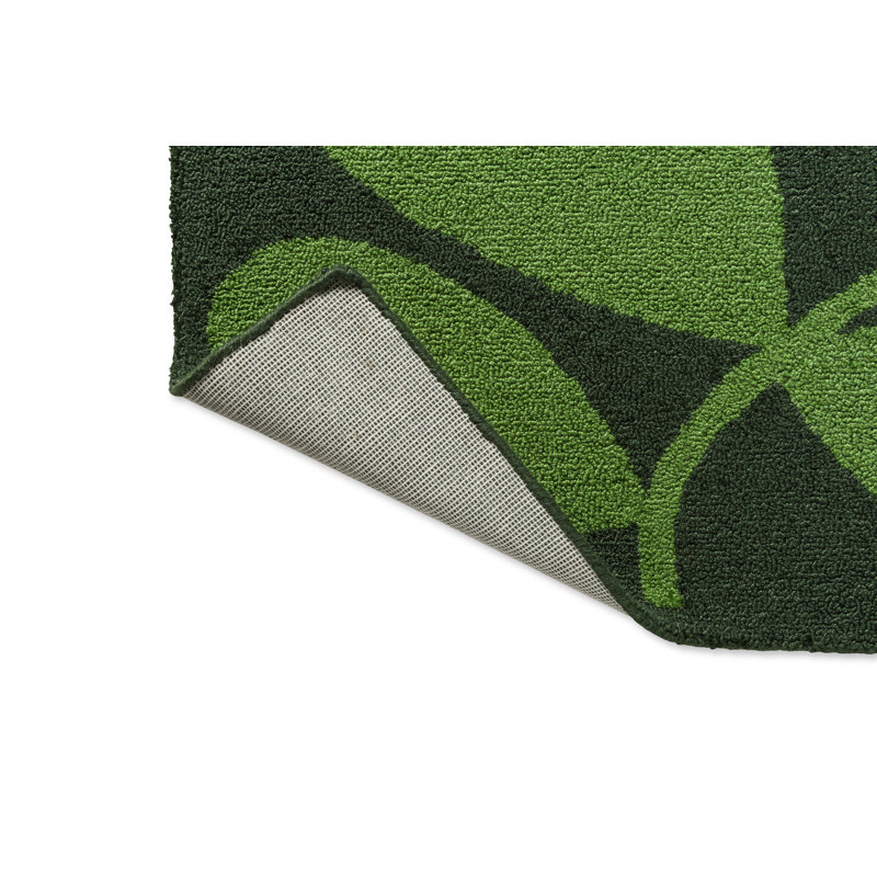 Sycamore Hand Tufted Floral Area Rug in Green, Rectangle 8'2" x 11'6"