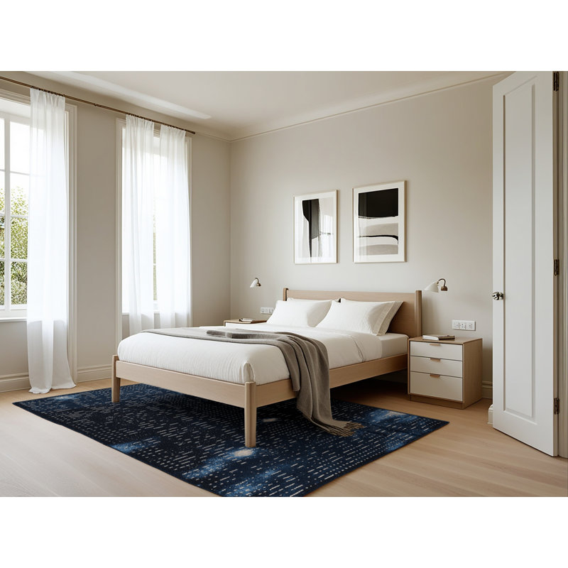 Tapis gris lavable à la machine, Rectangle 5 pi x 7 pi