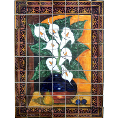 Murale TalaMex Callalillies Clay Talavera