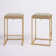 Simmerman Upholstered Counter Stool with Metal Frame