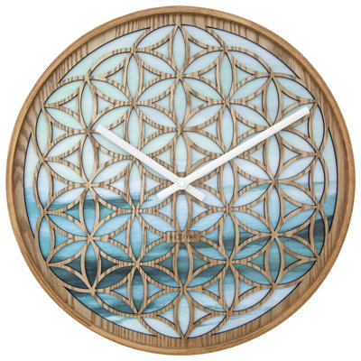 Peace & Calm Solid Wood Wall Clock