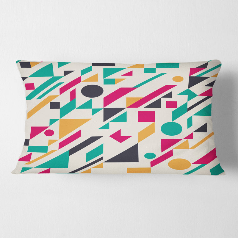 Coussin décoratif rétro Mid-Century